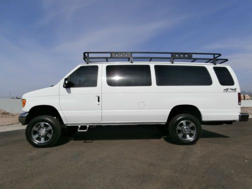 2000 ford e350 diesel van 4x4 15 passenger