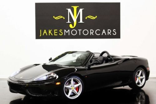 2003 360 spider 6-speed, black/blk, only 8k miles, fresh belt service! pristine!