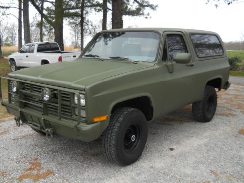 1985 chevy military blazer cucv m1009 super nice hunting survivalist truck 4x4