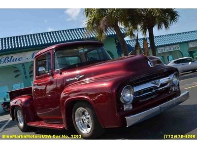 Classic 1956 ford f100 460ci edelbrock performance heads turbo400 autotrans