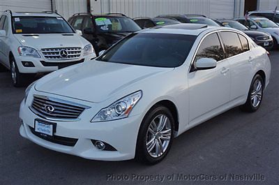 7-days *no reserve* &#039;12 g37x awd premium factory warranty 1-owner carfax