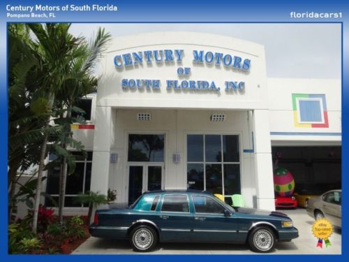 1997 lincoln town car 4.6l v8 auto low mileage 1 owner leather loaded
