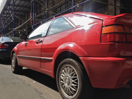 1993 vw corrado slc - vr6 - red