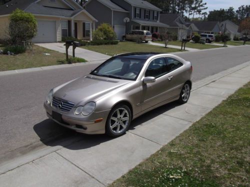 2004 c230 supercharged kompressor coupe sport low miles low reserve