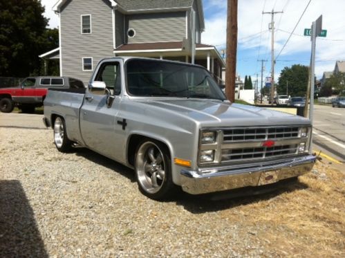 1987 chevy silverado c10 lowered clean truck low miles, US $13,500.00, image 3