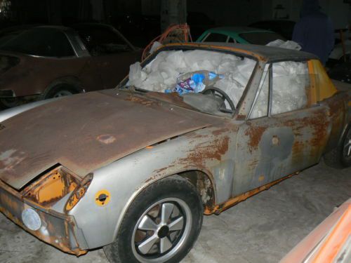 1970 porsche 914/6 matching numbers orange for restoration