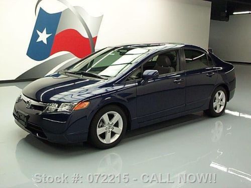 2006 honda civic ex sedan automatic sunroof one owner!! texas direct auto