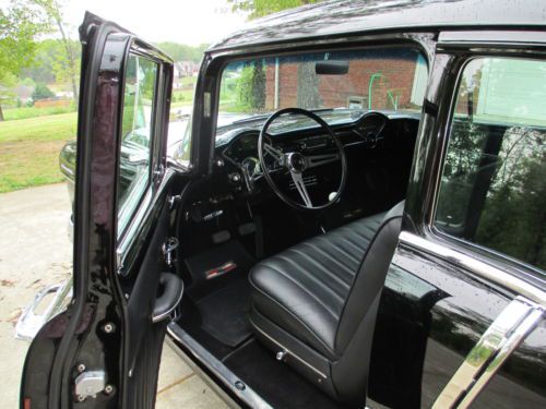 1955 Chevy 210 Post Black on Black Excellent 4 Speed 55 56 57 Full Restoration, US $60,000.00, image 11