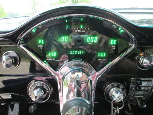 1955 Chevy 210 Post Black on Black Excellent 4 Speed 55 56 57 Full Restoration, US $60,000.00, image 14