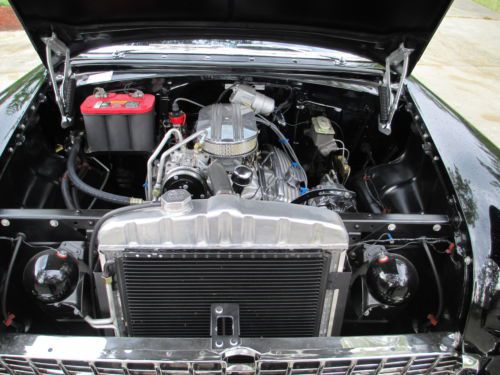 1955 Chevy 210 Post Black on Black Excellent 4 Speed 55 56 57 Full Restoration, US $60,000.00, image 21