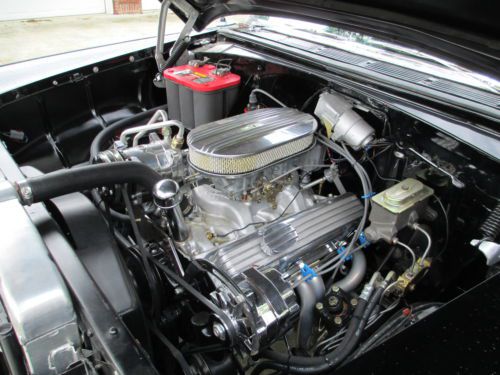 1955 Chevy 210 Post Black on Black Excellent 4 Speed 55 56 57 Full Restoration, US $60,000.00, image 23