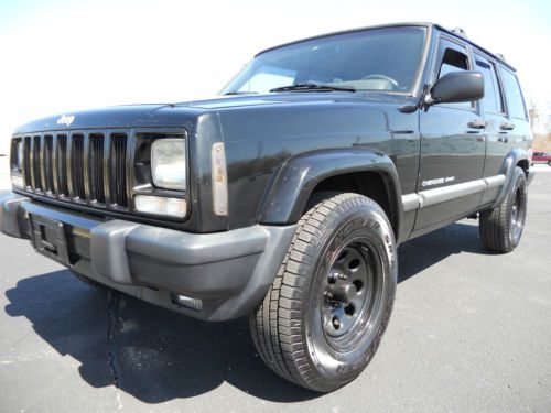 Very clean inside and out! runs and looks great! come see this cool cherokee 4x4