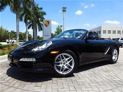 2011 porsche boxster, certified, manual, black/black, florida car