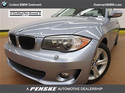 128i 1 series low miles 2 dr coupe automatic gasoline 3.0l straight 6 cyl blue w