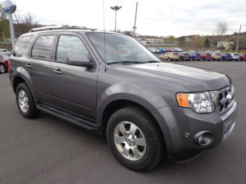 2012 escape limited 3.0l v6 4wd power sunroof rear camera one owner carfax video