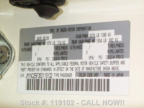 2006 MAZDA MIATA GRAND TOURING CONVERTIBLE AUTO LEATHER TEXAS DIRECT AUTO, US $15,980.00, image 11