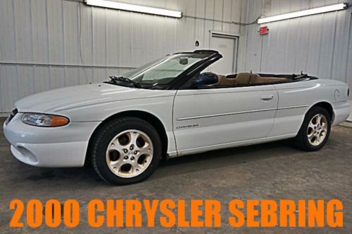 2000 chrysler sebring jxi convertible 57k 80+ photos see description must see!!!