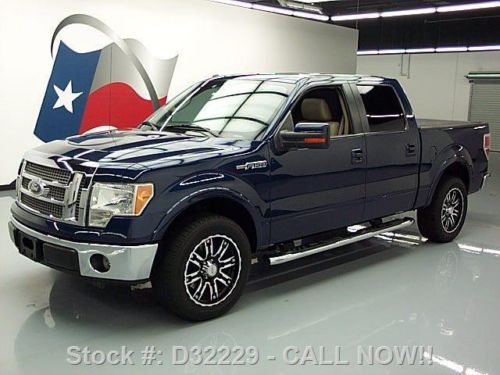 2010 ford f-150 lariat crew sunroof nav rear cam 50k mi texas direct auto