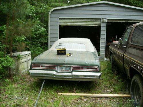 1974 chevrolet caprice classic convertible 2-door 6.6l