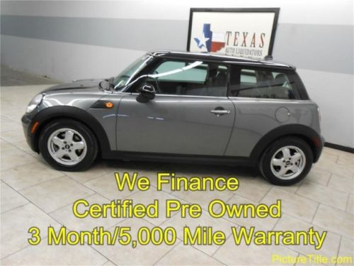 10 mini cooper leather moonroof certified pre owned warranty we finance texas