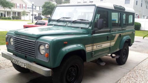 1985 landrover defender 110 v8 county station wagon with 31,700 genuine miles!!!