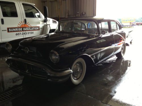 1956 oldsmobile rocket 88 cruiser hot rod rat patina black rockabilly