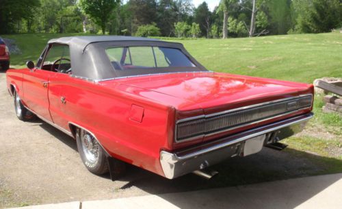 1967 DODGE CORONET 500 R/T CONVERTIBLE, image 3
