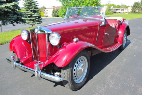 1952 mg td mkii very rare supercharged! concours restoration, spectacular!