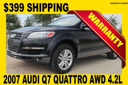 2007 audi q7 quattro 4.2l v8, 7 passenger,clean tx title