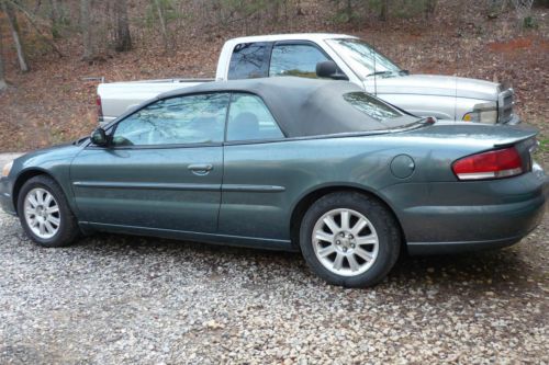 2006 chrysler sebring gtc convertible 2-door 2.7l