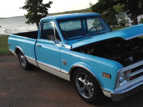 1968 chevrolet factory short bed aftermarket A/C runs and shows with the best!!, image 10