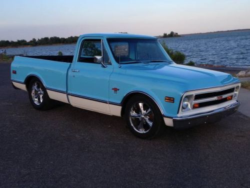 1968 chevrolet factory short bed aftermarket A/C runs and shows with the best!!, image 12