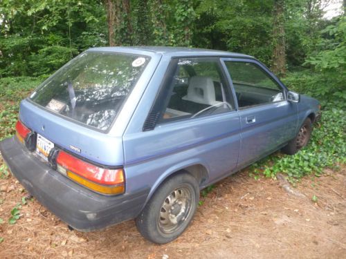 1989 toyota tercel base hatchback 3-door 1.5l