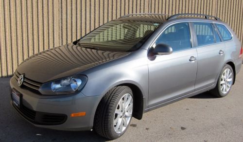 2010 jetta sportwagen jsw tdi, dsg, platinum gray, pano, nav, rear air bags