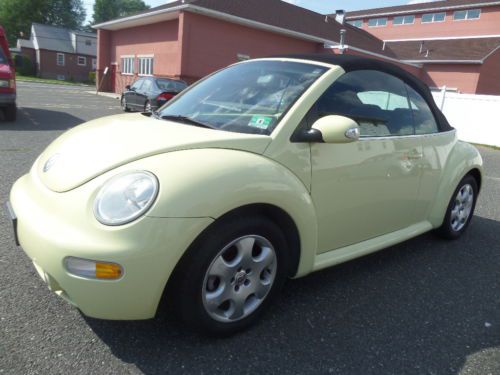 2003 volkwagen beetle convertible only 14,660 miles! like new, 5 speed, lqqk!