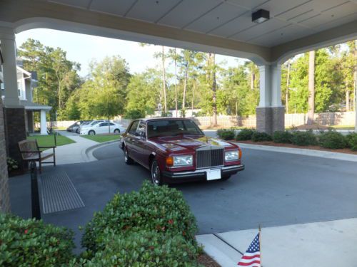 Rolls-royce silver spirit 1982, movie star!! gorgeous!, burgundy red.