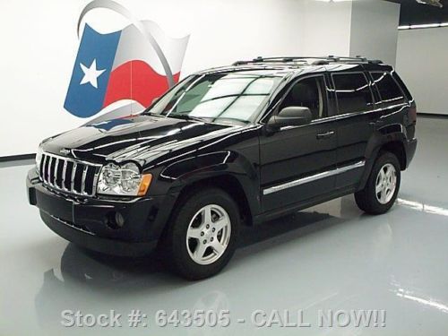 2007 jeep grand cherokee limited sunroof nav dvd 49k mi texas direct auto