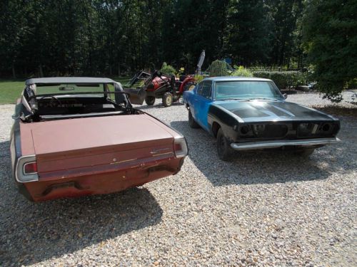 68 plymouth barracuda convertible &amp; 67 cuda hemi super stock project car