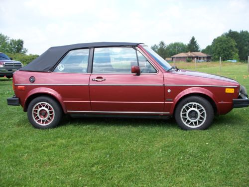 1985 volkswagon cabriolet convertible