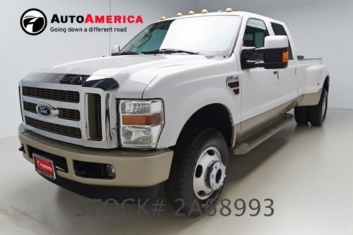2010 ford f-350 4x4 king ranch crew cab long bed nav leather air suspension