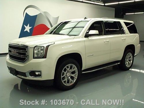 2015 gmc yukon slt sunroof nav rear can dvd 20&#039;s 9k mi texas direct auto