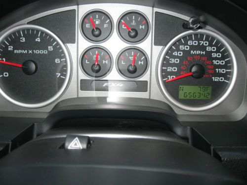 2006 Ford F-150 FX4 Crew Cab Pickup 4-Door 5.4L Black Leather, image 12