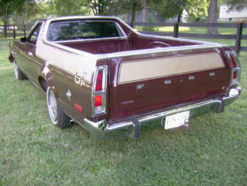 1979 ford ranchero gt brougham  65,780 miles