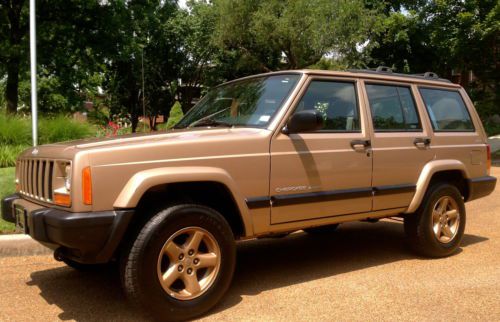 1999 jeep cherokee sport 4x4 &#034;one owner&#034;only 103k &#034;rare 5-speed&#034; service records