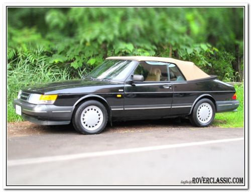 1991 saab 900 turbo ... manual gearbox ... convertible