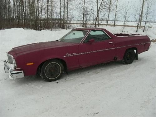 1974 ford ranchero 500 pick up rat rod harley hauler