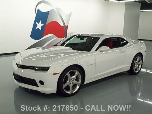 2014 chevy camaro 2lt rs leather nav rear cam hud 1k mi texas direct auto