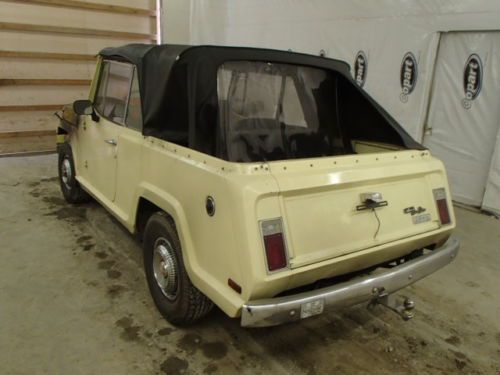 1969 kaiser jeep commando convertible dauntless v6 automatic (fire damage)