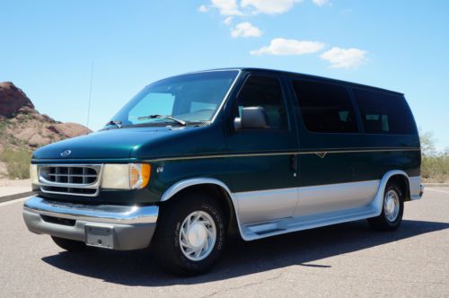 1999 ford e150 econoline conversion van arizona zero rust one owner clean carfax