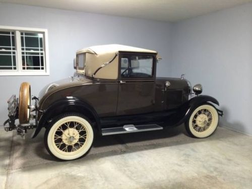 Ford 1929 model a sport coupe classic fully restored with overdrive kit
